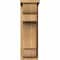 Ekena Millwork New Brighton Smooth Corbel w/Backplate, Western Red Cedar, 7 1/2"W x 12"D x 24"H COR08X12X24NEB01SWR - alternate 2